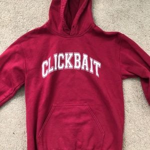 DAVID DOBRIK CLICKBAIT HOODIE MERCH WOMEN SMALL